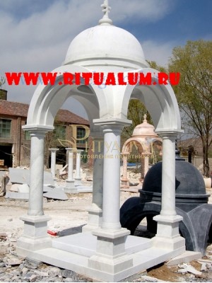 Пантеон из белого мрамора — ritualum.ru Пантеон из белого мрамора — ritualum.ru